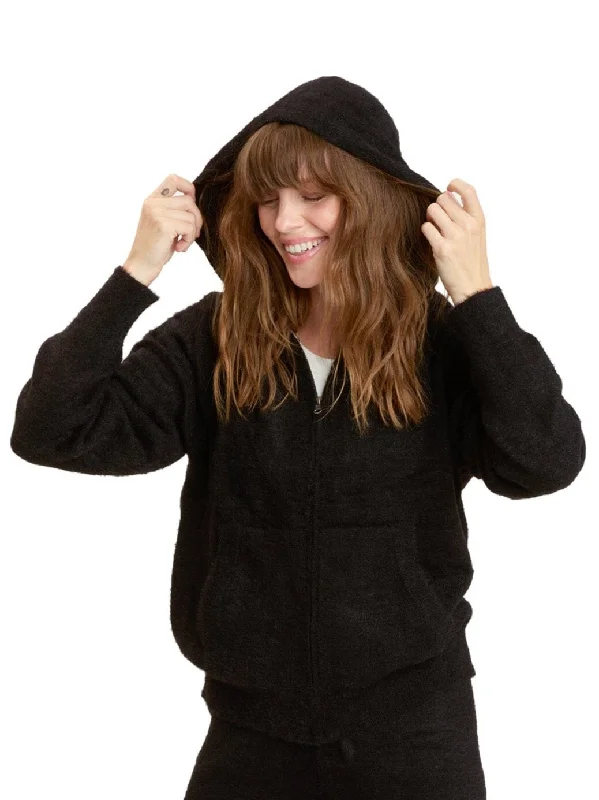Casual Ease Alyce Fuzzy Knit Hoodie