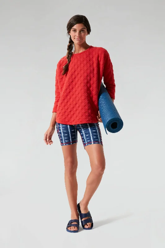 Street Fashion Red Ally Swing Sweatshirt