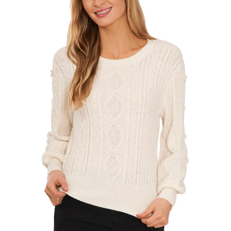 Effortless Looks CeCe Womens Pears Crochet Pullover Sweater