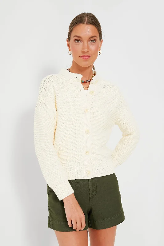 Celebrity Style Ivory Nico Chunky Cardigan