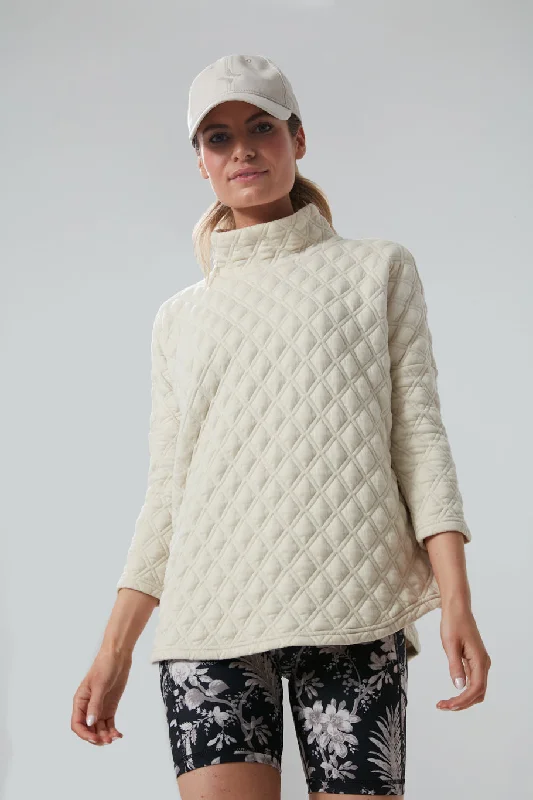 Trendy And Casual Sand Funnel Ally Swing Sweatshirt