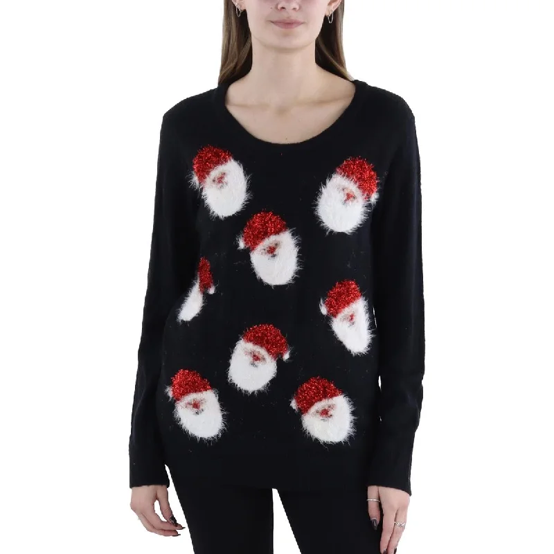 Luxury Style Lisa International Womens Christmas Santa Pullover Sweater