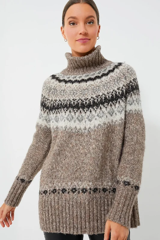 Stretch Design Brown Tinsbury Sweater