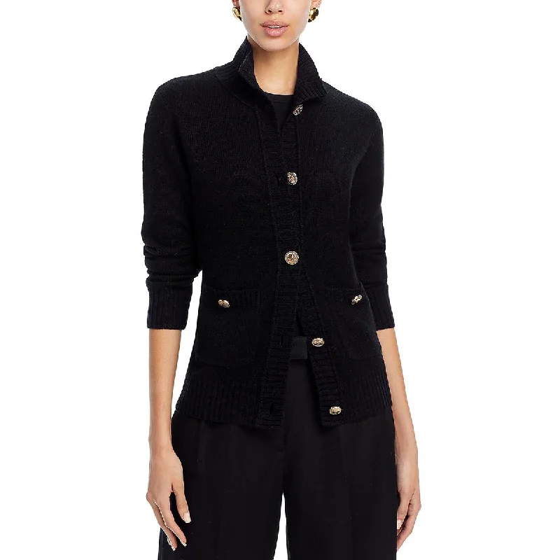 Comfortable Lifestyle Private Label Womens Cashmere Rib Knit Cardigan Sweater