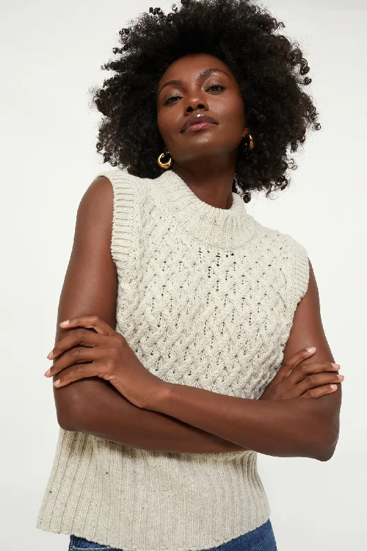 Double-sided Wear Chalk Stone Ballybricken Trellis Cropped Vest