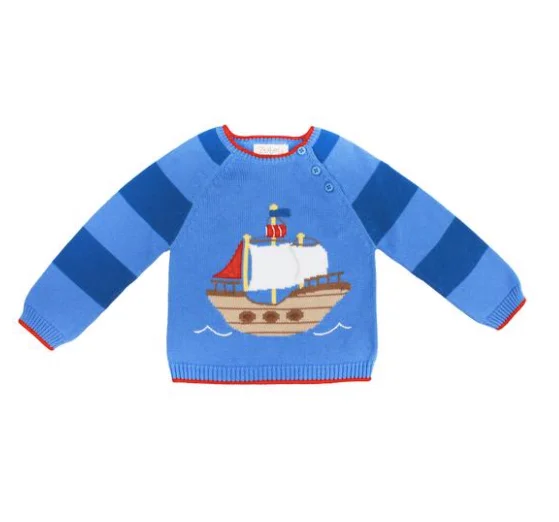 Exquisite Craftsmanship Zubels- Pirate Ship Sweater