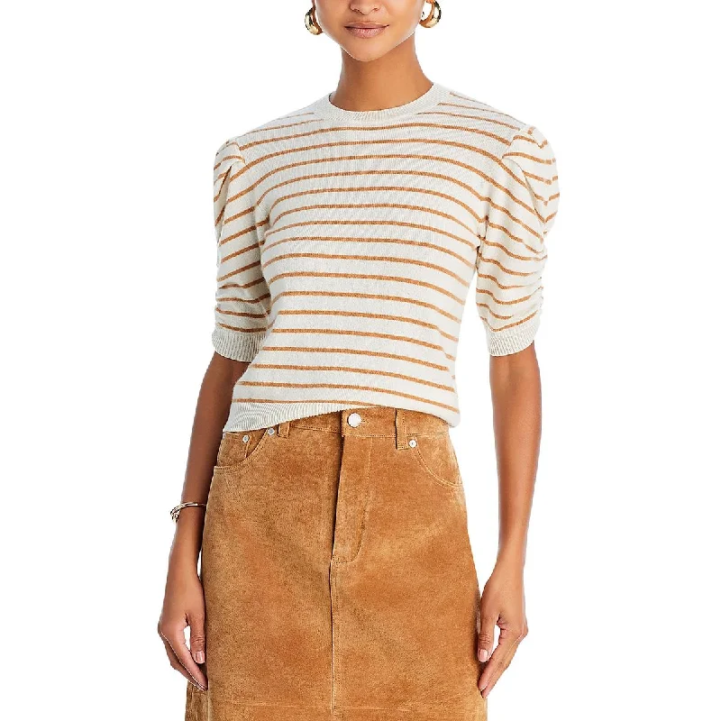 Autumn Selection FRAME Womens Striped Crewneck Pullover Sweater