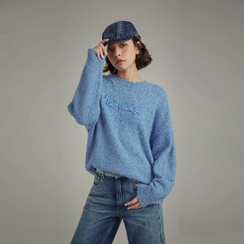 Goddess Style Logo Loose Fit Knit Sweater