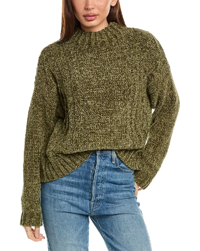 Relaxed And Casual Oat New York Turtleneck Sweater