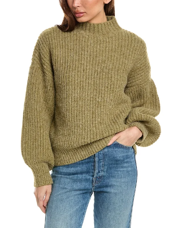 Cozy Fashion Trends Oat New York Colorblock Sweater