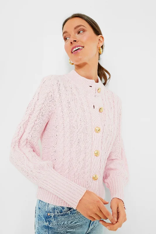 Noble And Elegant Pink Salt Colette Cardigan