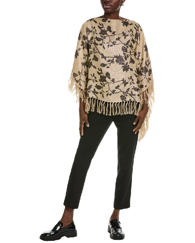 Street Charm Brunello Cucinelli Linen-Blend Poncho