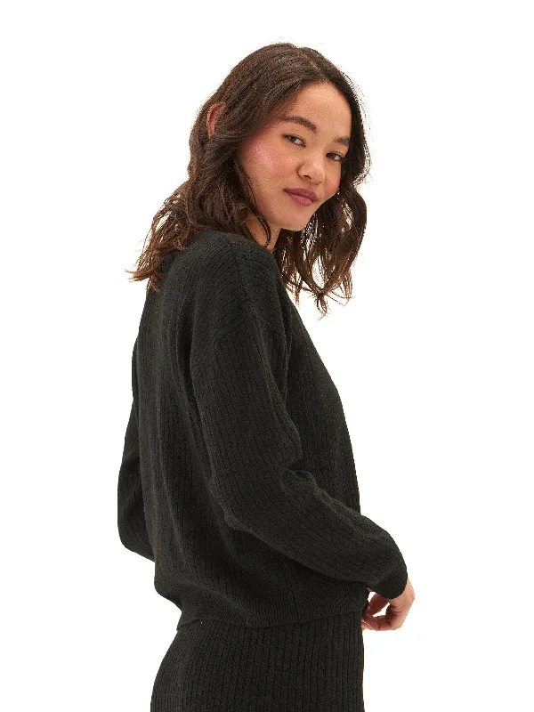 Elegant Style Yvonne Cozy Rib Pullover Sweater