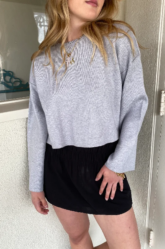Versatile Items Seamed Knit Sweater
