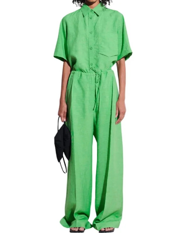 Versatile Style Pretsi Trouser Pants In Jade