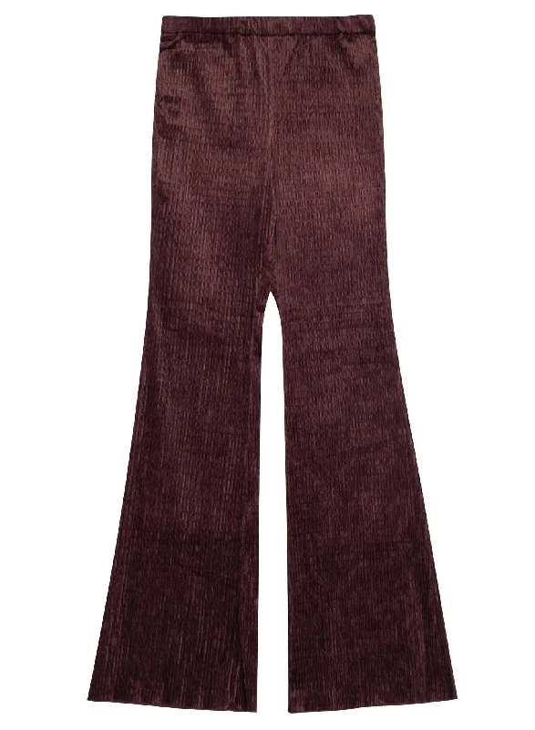 Soft Looks Women's Nastia Pants In Burgundy