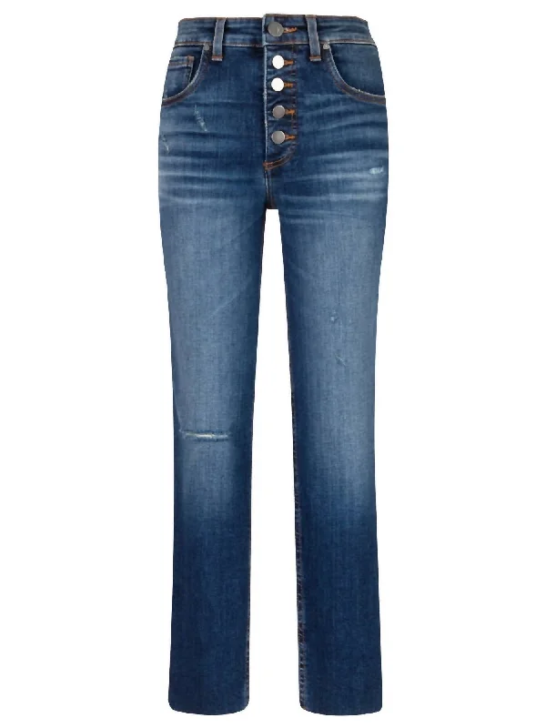 Relaxed Fit Rachael High Rise Mom Jeans In Blue