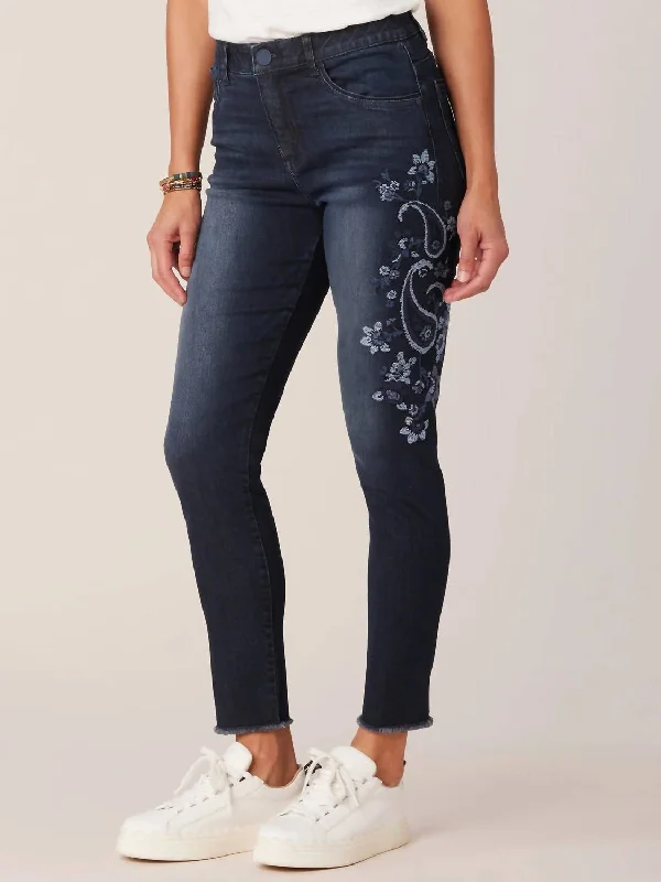 Comfortable Sweaters "ab"solution Ankle Skimmer Jeans In Black