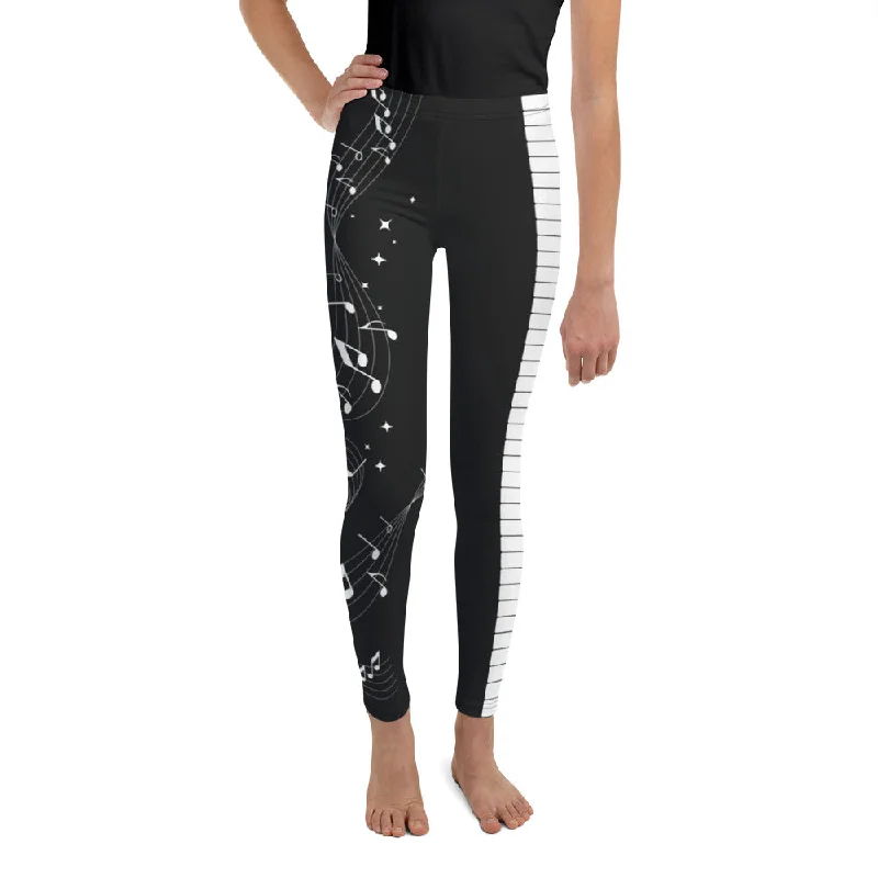 Minimalism Music Youth Leggings