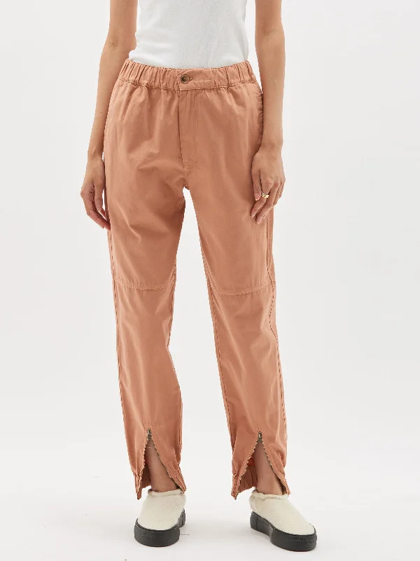 Personal Design slouch zip detail track pant
