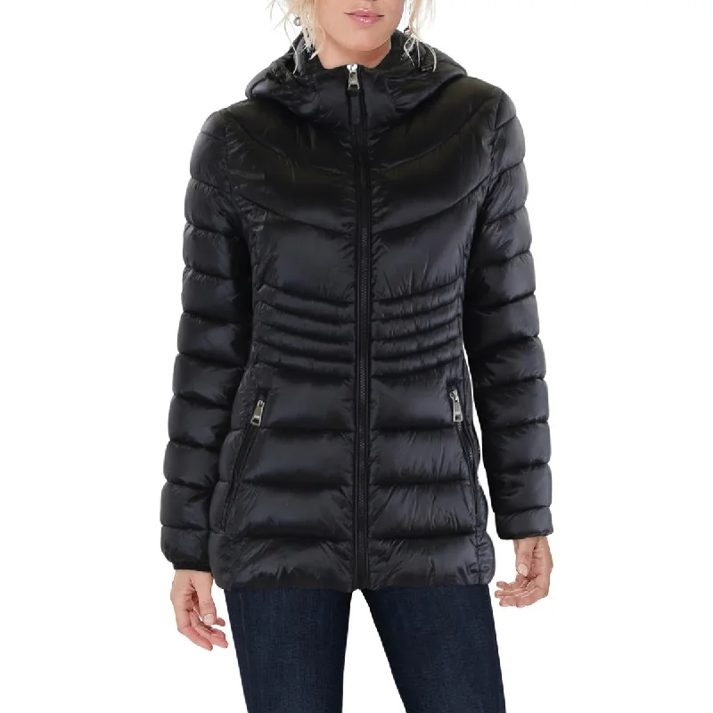 Classic Series DKNY Womens Quilted Packable Puffer Jacket