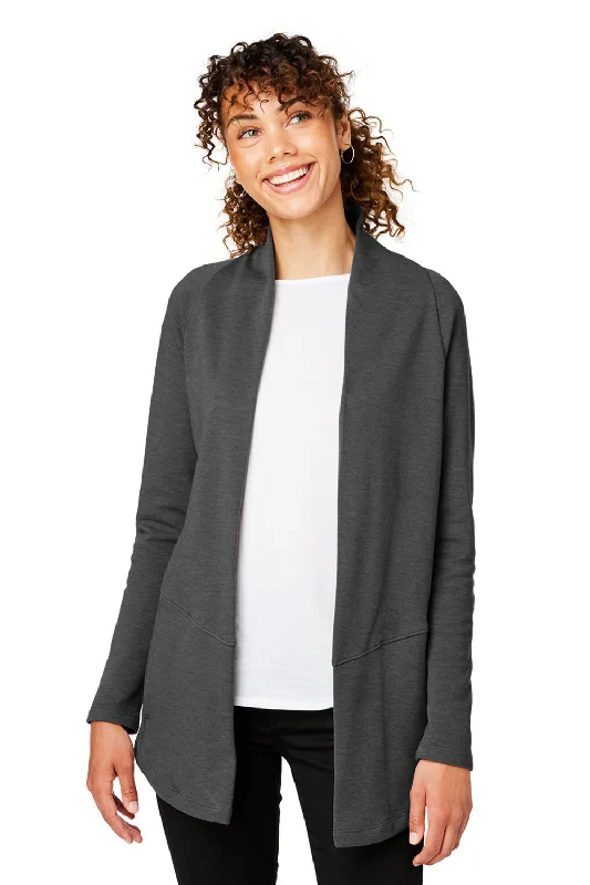Classic Style Devon & Jones Womens New Classics Charleston Cardigan Sweater - Black Melange Classic Style Devon & Jones Womens New Classics Charleston Cardigan Sweater - Black Melange