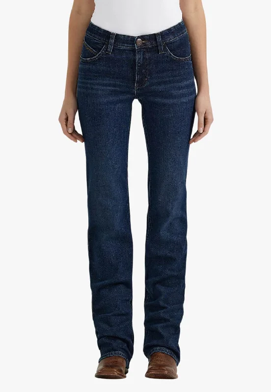 Versatile Comfort Wear Wrangler Womens Willow Mid Rise Bootcut Jean