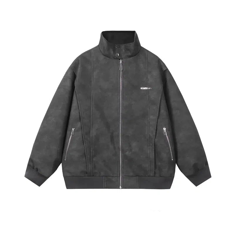 Exquisite Details High-Collar ZPockets ipper Jacket