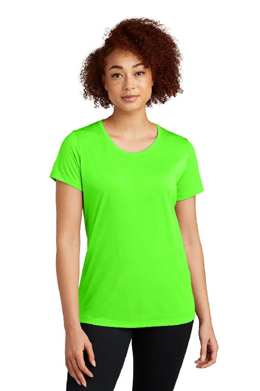 Personalized Clothing Sport-Tek Womens Competitor Moisture Wicking Short Sleeve Scoop Neck T-Shirt - Neon Green - Closeout Personalized Clothing Sport-Tek Womens Competitor Moisture Wicking Short Sleeve Scoop Neck T-Shirt - Neon Green - Closeout