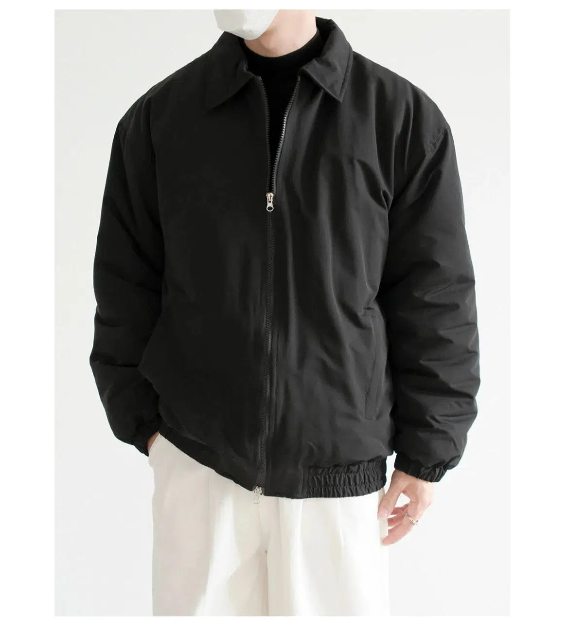 Editorial Design Elastic Cuffs Casual Jacket
