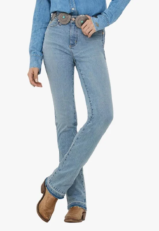 Single-shoulder Neck Design Wrangler X Lainey Wilson Boot Hugger Jeans