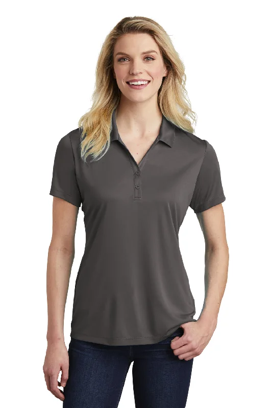Carefree Sport-Tek Womens Competitor Moisture Wicking Short Sleeve Polo Shirt - Iron Grey Carefree Sport-Tek Womens Competitor Moisture Wicking Short Sleeve Polo Shirt - Iron Grey