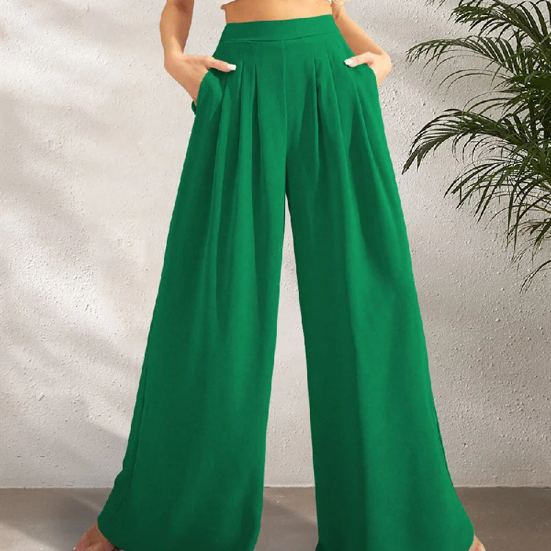 Soft Wearables Fashion Straight Women's Wide-leg Pants Loose