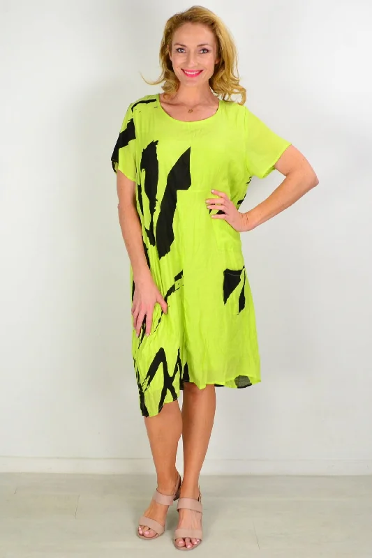 Avant-garde Design Noosa Lime Tunic Dress