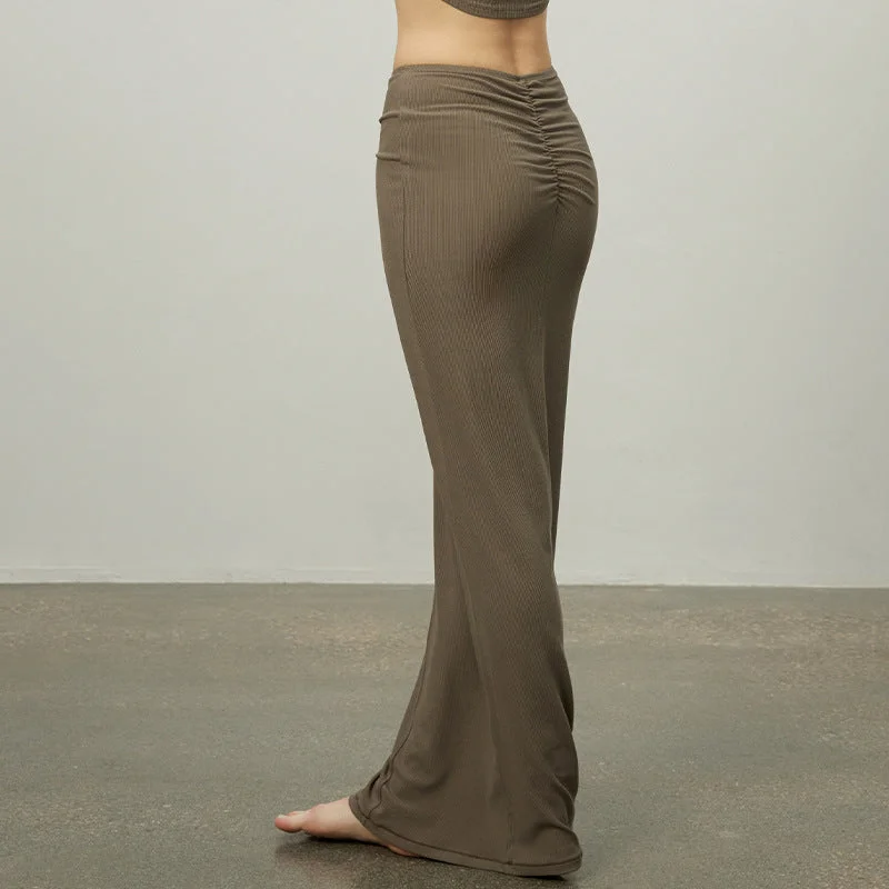 Innovative Design Female Modal Sports Fishtail Line High Elastic Breathability Yoga Skirt
