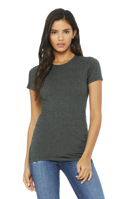 Lazy Home Bella + Canvas Womens The Favorite Short Sleeve Crewneck T-Shirt - Heather Deep Grey Lazy Home Bella + Canvas Womens The Favorite Short Sleeve Crewneck T-Shirt - Heather Deep Grey