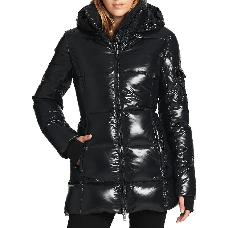 Goddess Style S13/NYC Womens Duck Down Removable Hood Puffer Jacket