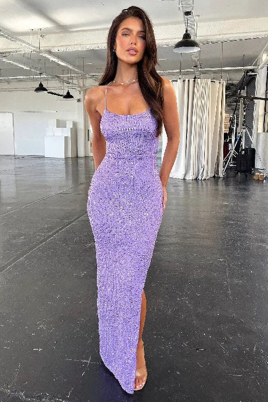 Fresh And Simple Alina Maxi Dress - Lilac
