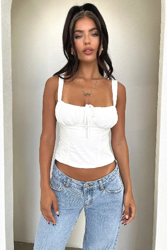 High-end Design Danica Corset - White