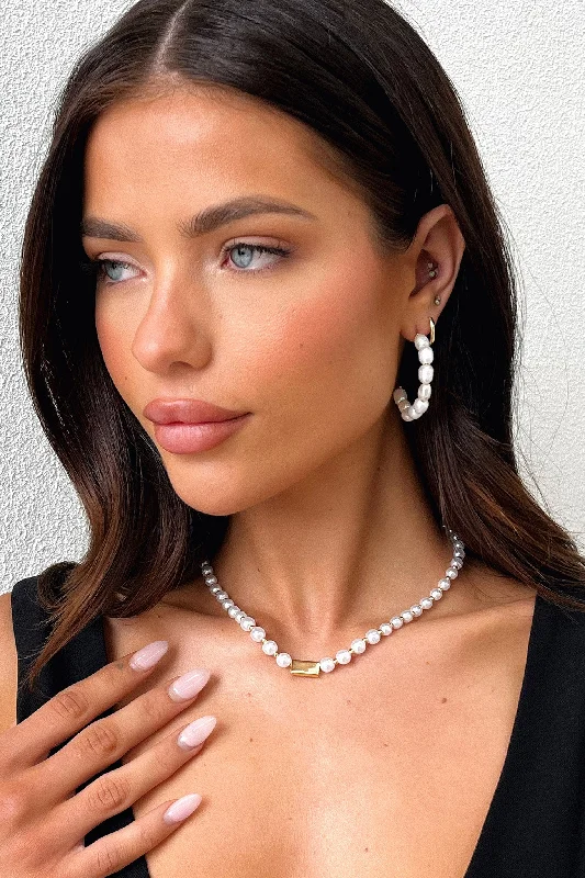 Soft Comfort Wear Haven Pearl Necklace - Gold
