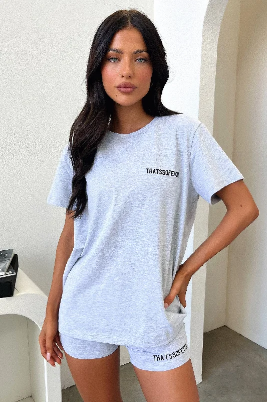 Easy Comfort Style Jaska Tee - Grey