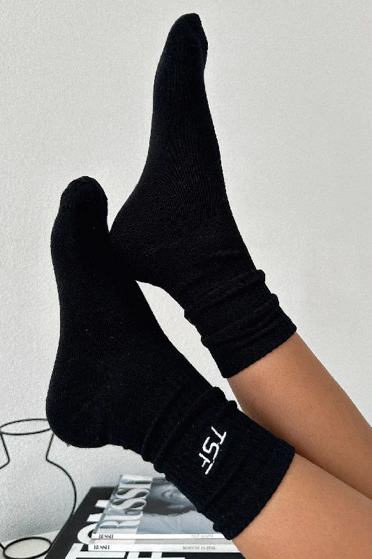 Stylish Casuals Millie Socks - Black