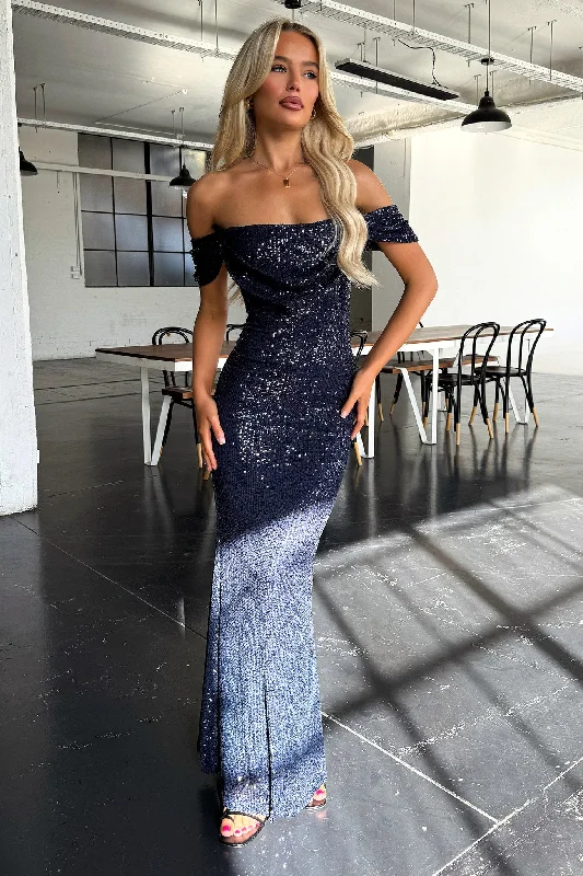 Bottom And Versatile Nara Maxi Dress - Navy