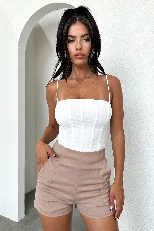 New Products Penelope Shorts - Tan