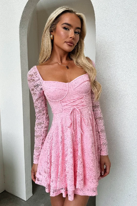 Fashionable Items Tate Dress - Baby Pink