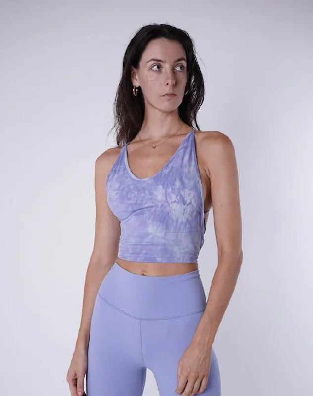 Youthful Style Tie Dye Halter Top