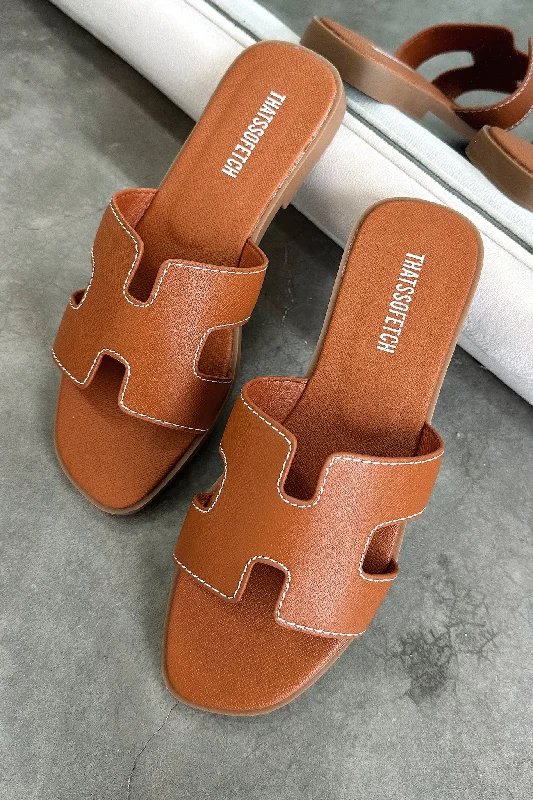 Basic Comfort Valia Slides - Tan
