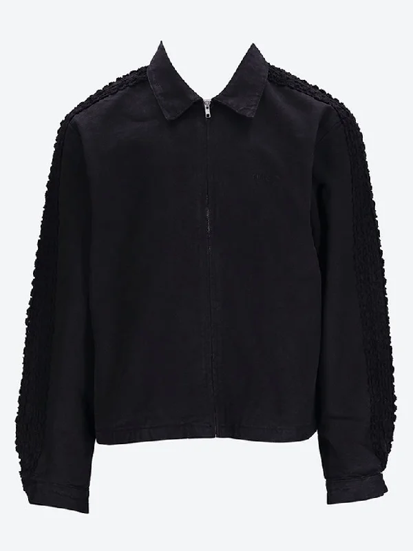 Casual Fit Wear Flower tape jacket