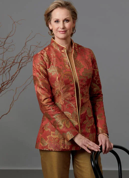 Embroidered Letters Butterick Jacket B6602