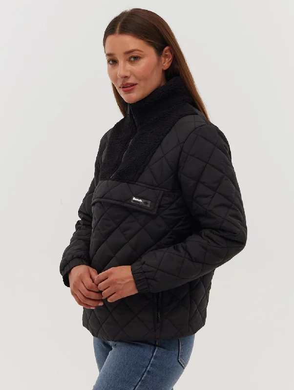 Goddess Outfit Chel Quarter-Zip Quilted Jacket